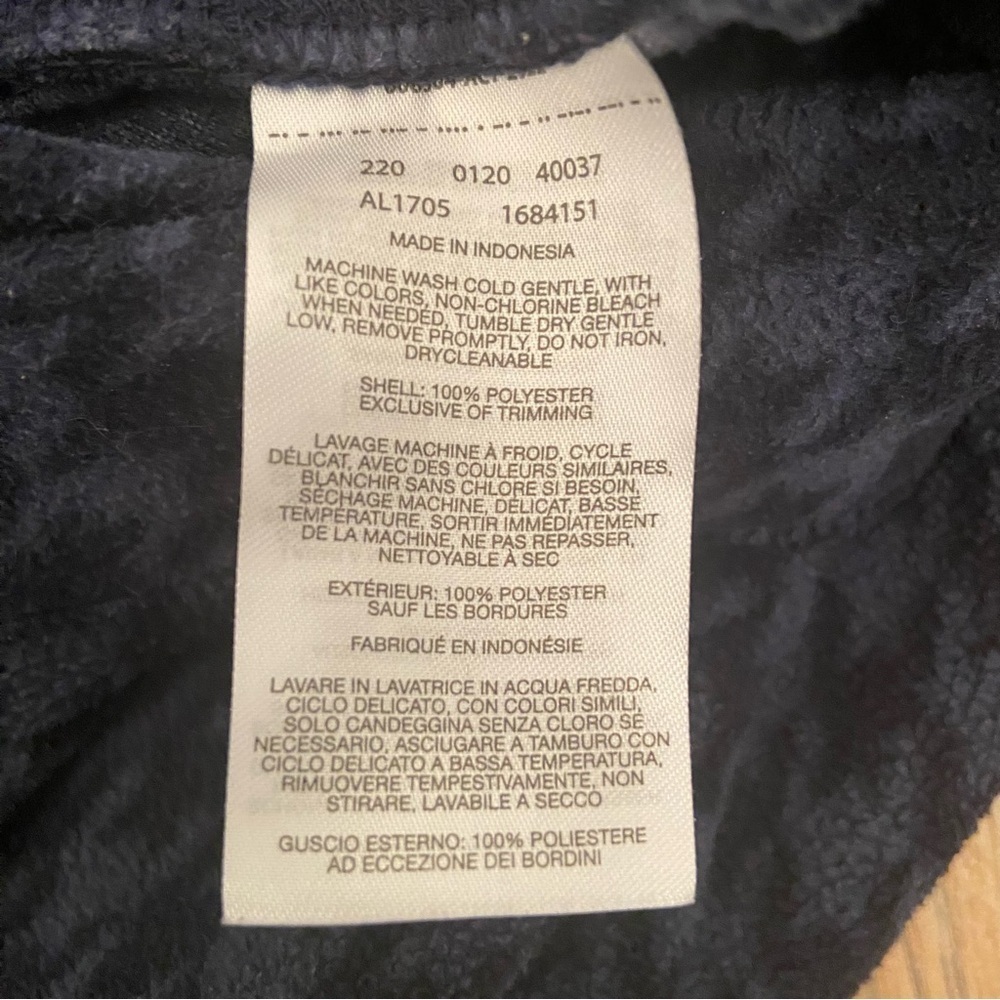 Columbia Base Layer Blue Houndstooth Fleece Leggings - Picture 6 of 16